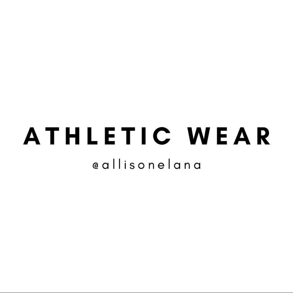 ATHLETIC WEAR: